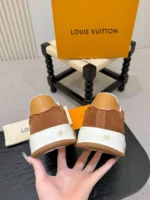 Мужские кеды Louis Vuitton коричневого цвета, артикул 347891 — фото 8