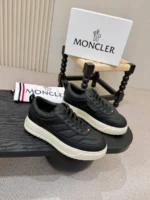 Мужские кеды Moncler чёрного цвета, артикул 347894