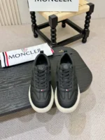 Мужские кеды Moncler чёрного цвета, артикул 347894 — фото 2