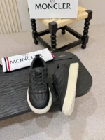 Мужские кеды Moncler чёрного цвета, артикул 347894 — фото 4