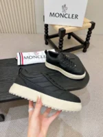 Мужские кеды Moncler чёрного цвета, артикул 347894 — фото 5