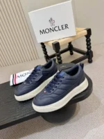 Мужские кеды Moncler тёмно-синего цвета, артикул 347895 — фото 3