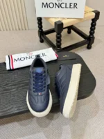 Мужские кеды Moncler тёмно-синего цвета, артикул 347895 — фото 4