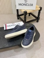 Мужские кеды Moncler тёмно-синего цвета, артикул 347895 — фото 5