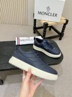 Мужские кеды Moncler тёмно-синего цвета, артикул 347895 — фото 6
