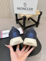 Мужские кеды Moncler тёмно-синего цвета, артикул 347895 — фото 8