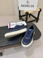 Мужские кеды Moncler тёмно-синего цвета, артикул 347897 — фото 6