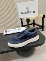 Мужские кеды Moncler тёмно-синего цвета, артикул 347897 — фото 7