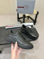Мужские кроссовки Prada чёрного цвета, артикул 347900 — фото 5