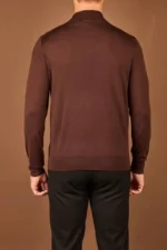 Мужская кофта Loro Piana коричневого цвета, артикул 347946 — фото 2
