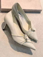 Женские туфли Jimmy Choo белого цвета, артикул 347980 — фото 2