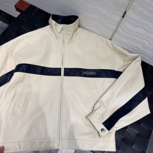 Кожаная куртка SAINT LAURENT