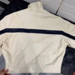 Женская кожаная куртка Saint Laurent белого цвета, артикул 347984 — фото 2