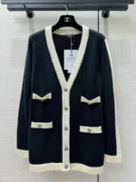 Женский кардиган Chanel чёрного цвета, артикул 347990