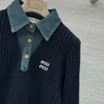Женский свитер Miu Miu чёрного цвета, артикул 347996 — фото 4