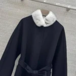 Женское пальто Loro Piana чёрного цвета, артикул 348010 — фото 3