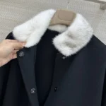 Женское пальто Loro Piana чёрного цвета, артикул 348010 — фото 4