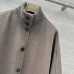Женское пальто Loro Piana коричневого цвета, артикул 348025 — фото 4