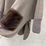 Женское пальто Loro Piana коричневого цвета, артикул 348025 — фото 8