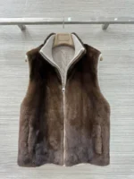 Двухсторонняя безрукавка из норки LORO PIANA