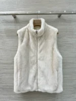 Женская безрукавка Loro Piana белого цвета, артикул 348032