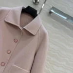 Женское пальто Hermes розового цвета, артикул 348037 — фото 5