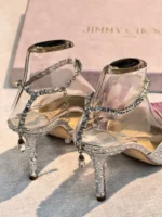 Женские туфли Jimmy Choo розового цвета, артикул 348162 — фото 3