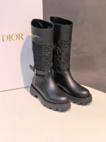 Женские сапоги Dior чёрного цвета, артикул 348173