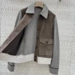 Женская куртка Loro Piana коричневого цвета, артикул 348192 — фото 3