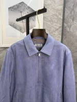 Мужская куртка Brunello Cucinelli голубого цвета, артикул 348214 — фото 4