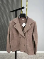 Мужской кардиган Brunello Cucinelli коричневого цвета, артикул 348226 — фото 3