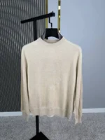 Мужская кофта Loro Piana кремового цвета, артикул 348236