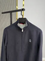 Мужской костюм Brunello Cucinelli тёмно-синего цвета, артикул 348255 — фото 6