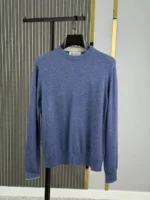 Мужская кофта Brunello Cucinelli синего цвета, артикул 348263