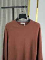 Мужская кофта Brunello Cucinelli коричневого цвета, артикул 348270 — фото 3