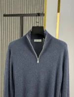 Мужская кофта Brunello Cucinelli тёмно-синего цвета, артикул 348281 — фото 4