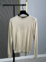 Мужская кофта Zegna кремового цвета, артикул 348302