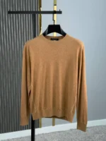 Мужская кофта Zegna коричневого цвета, артикул 348303