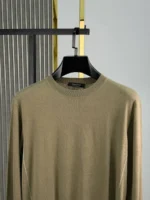 Мужская кофта Zegna цвета хаки, артикул 348304 — фото 3