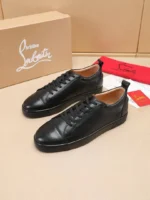 Мужские кеды Christian Louboutin чёрного цвета, артикул 348306 — фото 2