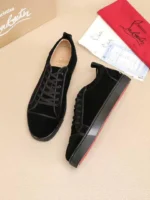Мужские кеды Christian Louboutin чёрного цвета, артикул 348307 — фото 4