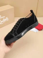 Мужские кеды Christian Louboutin чёрного цвета, артикул 348307 — фото 6