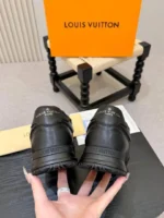 Мужские кроссовки Louis Vuitton чёрного цвета, артикул 348330 — фото 8
