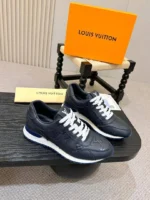 Мужские кроссовки Louis Vuitton тёмно-синего цвета, артикул 348331