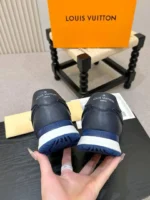 Мужские кроссовки Louis Vuitton тёмно-синего цвета, артикул 348331 — фото 8