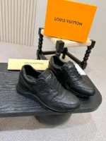 Мужские кроссовки Louis Vuitton чёрного цвета, артикул 348334