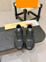 Мужские кроссовки Louis Vuitton чёрного цвета, артикул 348338 — фото 3