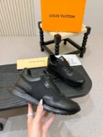 Мужские кроссовки Louis Vuitton чёрного цвета, артикул 348338 — фото 5