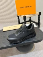 Мужские кроссовки Louis Vuitton чёрного цвета, артикул 348338 — фото 6