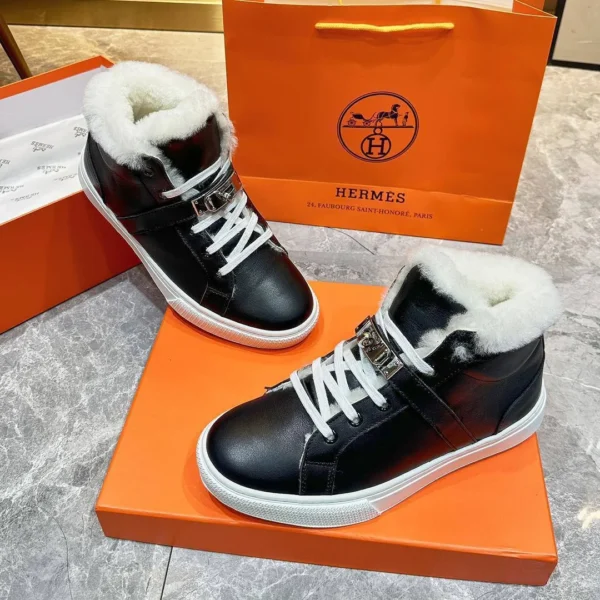 Зимние высокие кеды HERMES